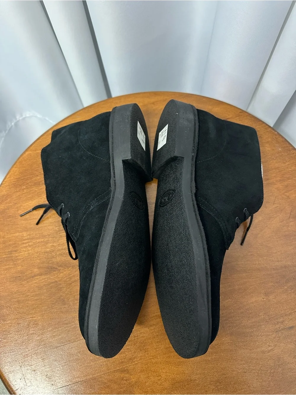 Clarks bushacre II Black Suede Men’s Chukka Boots size 11.5 new in box